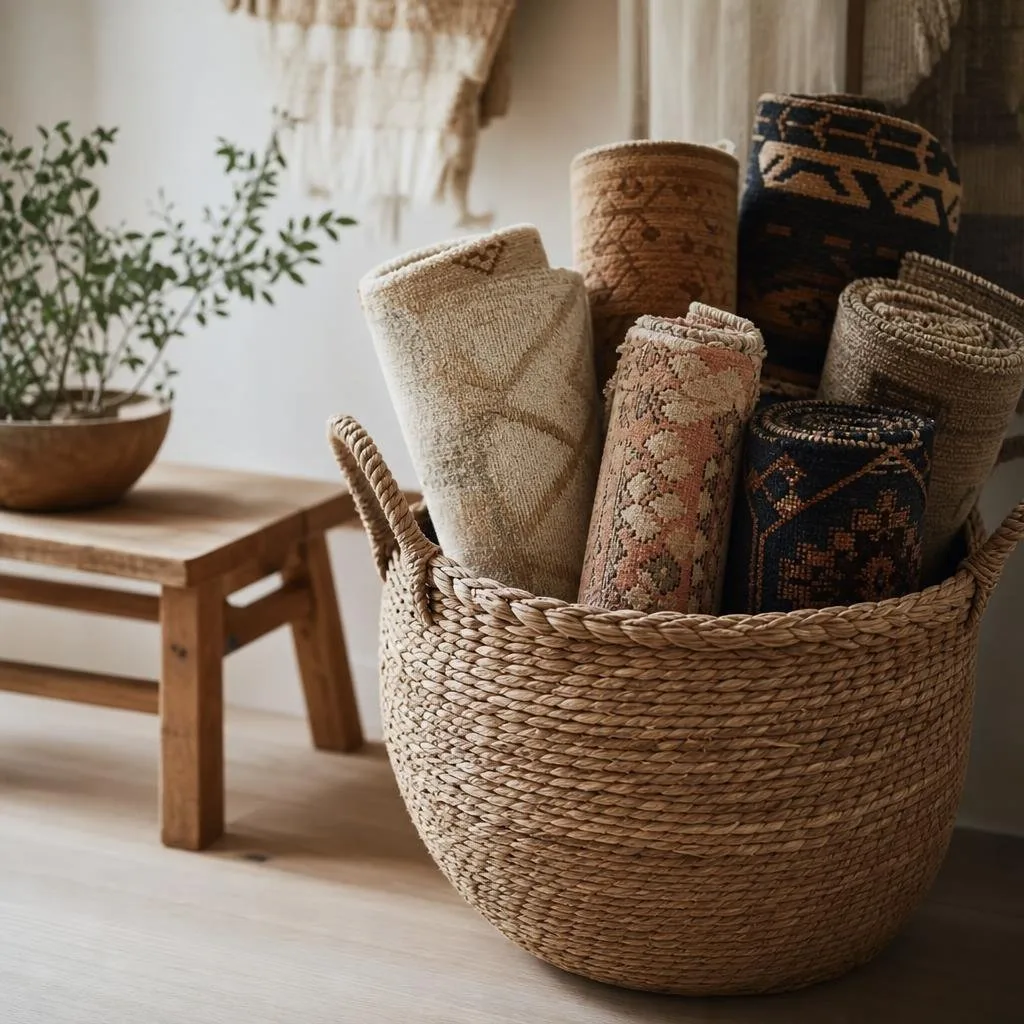 Handwoven Jute Area Rug