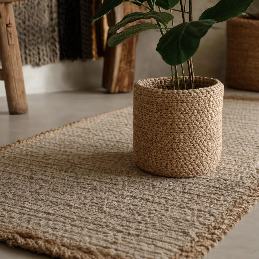 Stonewashed Cotton Dhurrie